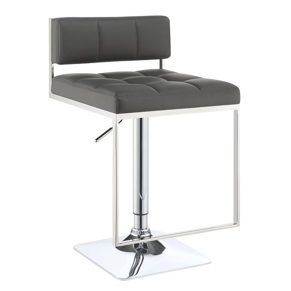 Olivia Chrome Adjustable Bar Stool