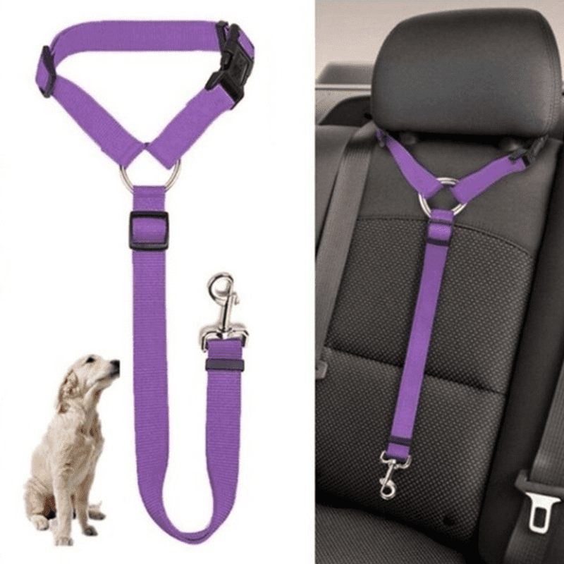 Pet Dog Leash Car Seat Belt Adjustable Lead Leash Safety Collar Leash BackSeat Safety Belt Dogs Collar Pet Accessories