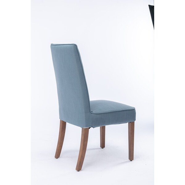 2 PCS Chair with Solid Wood Legs