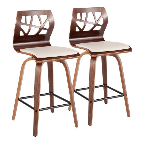 Carson Carrington Sala Mid-century Modern Counter Stools (Set of 2)