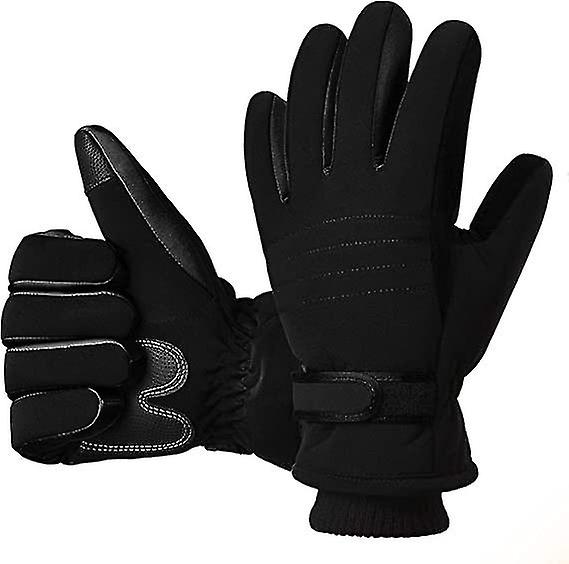 Winter Warm Gloves Thermal Windproof Ski Gloves For Cold Weather