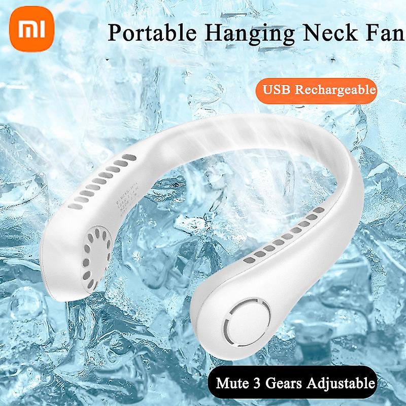 Xiaomi Sport Hanging Neck Fan 2000mah Usb Rechargeable Neckline Ventilator Wind Cooling In