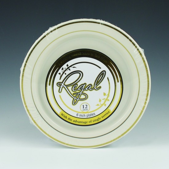 Maryland Plastics 6 Regal Dessert Plate