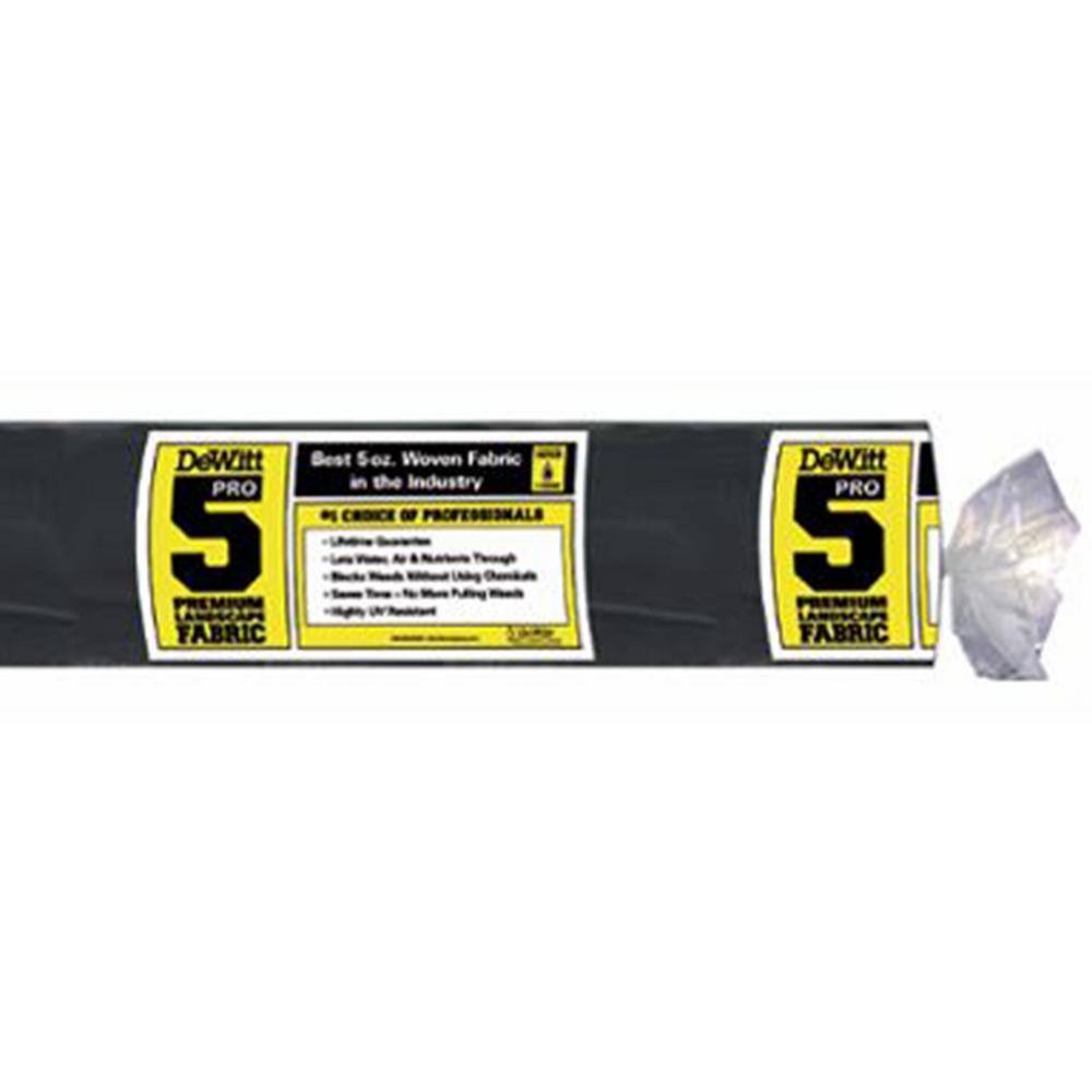 Dewitt Company P6 Pro 6' x 250' Commercial Landscape Weed Barrier Ground Fabric DWT-P6