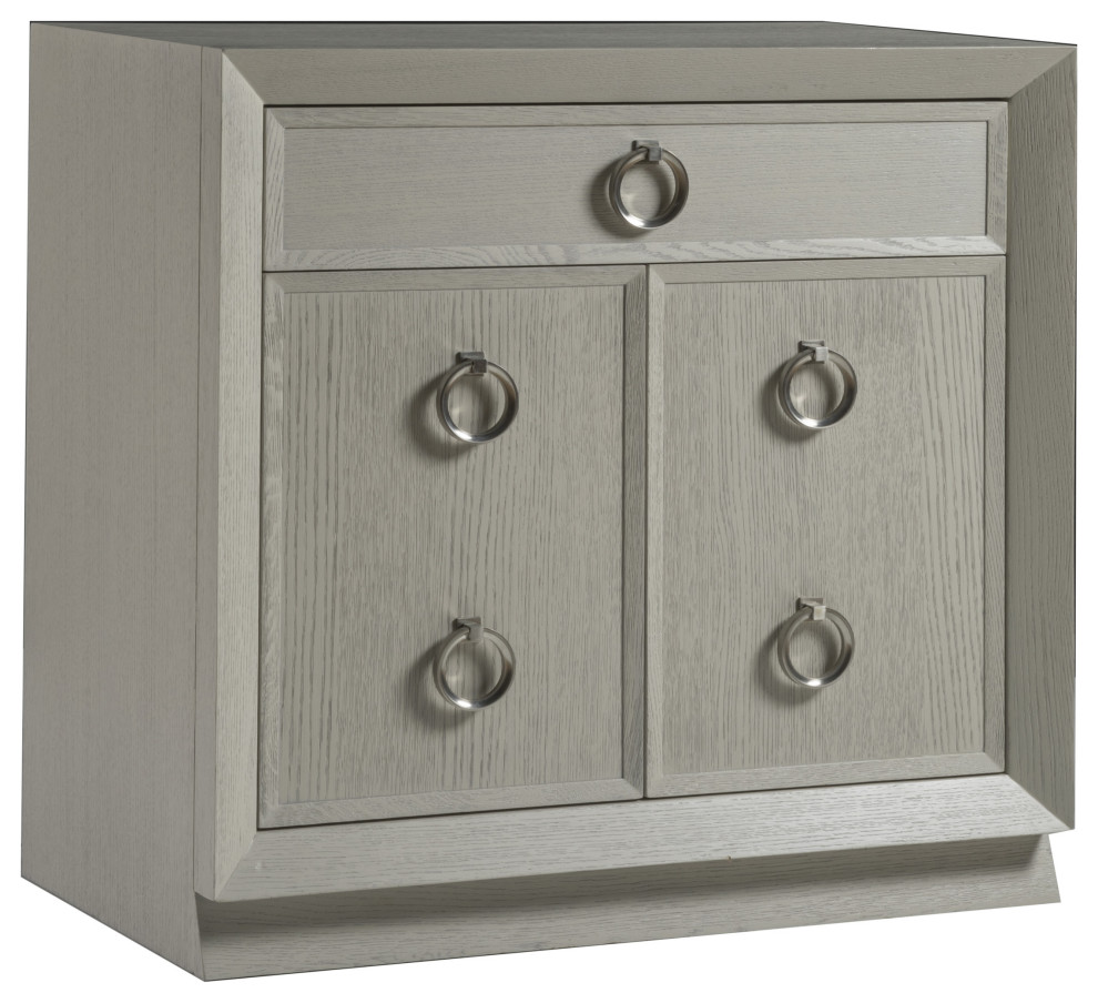 Zeitgeist White Hall Door Chest   Transitional   Accent Chests And Cabinets   by HedgeApple  Houzz