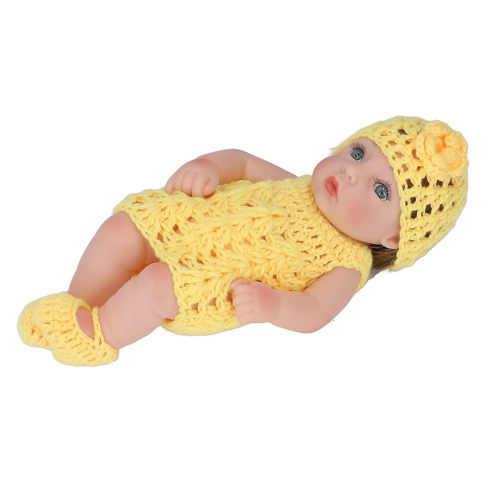 12inch Newborn Baby Doll Children Lifelike Cute Soft Silicone Girl Infant Doll Role Play Toy Birthday Gift