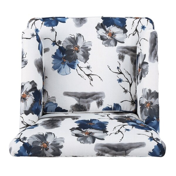 Boaz Floral Fabric Club Armchair by Christopher Knight Home