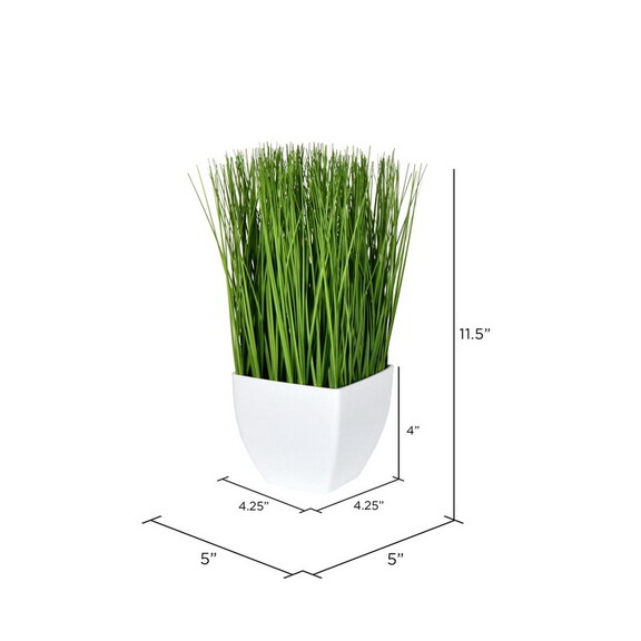 Vickerman Green Potted Grass