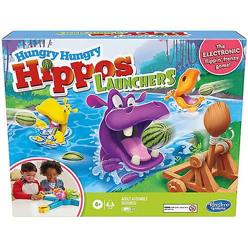 Hasbro Hungry Hungry Hippos Launchers Family Board Game