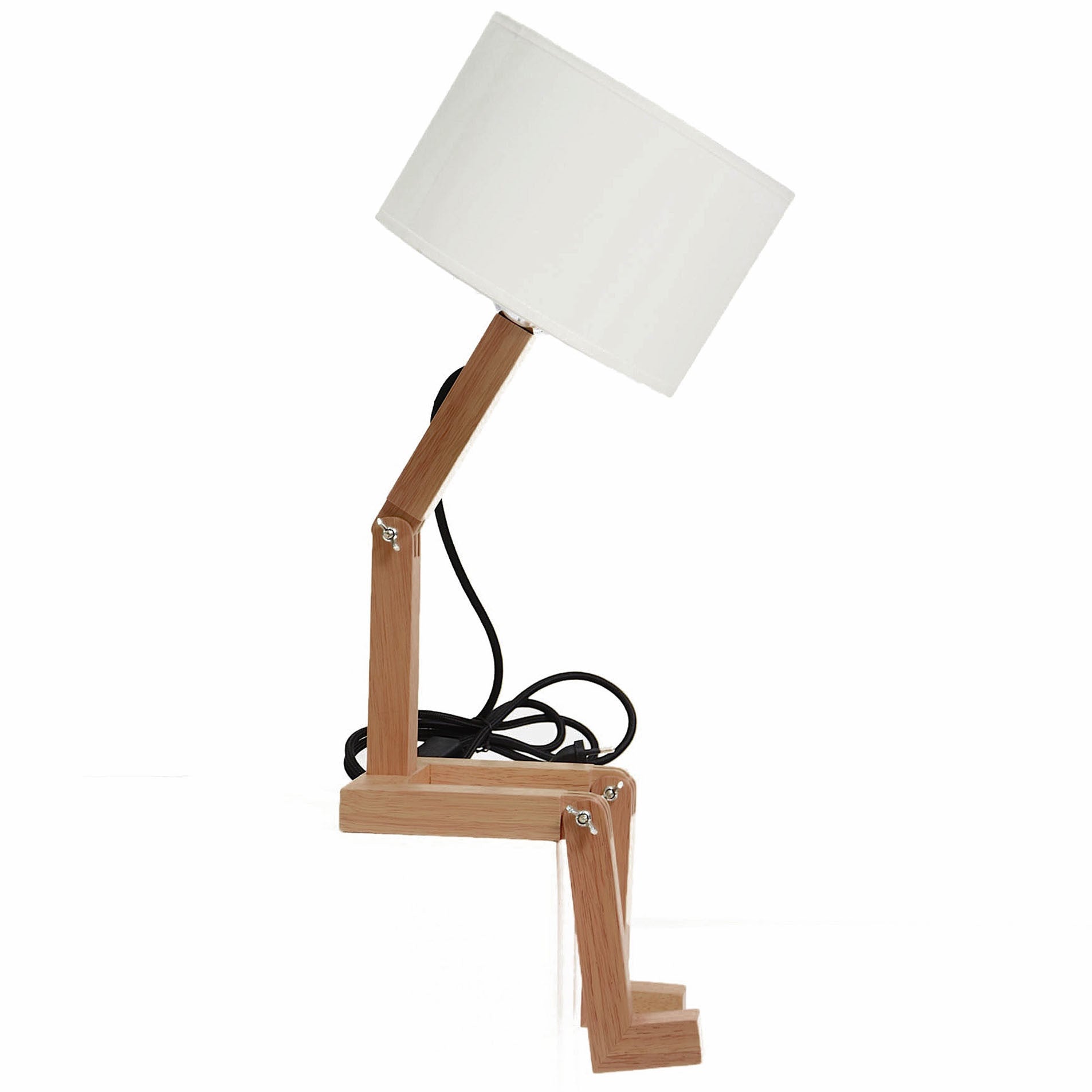 Mr.Lonley  Solid Wood Table Lamp Bpmt01-W