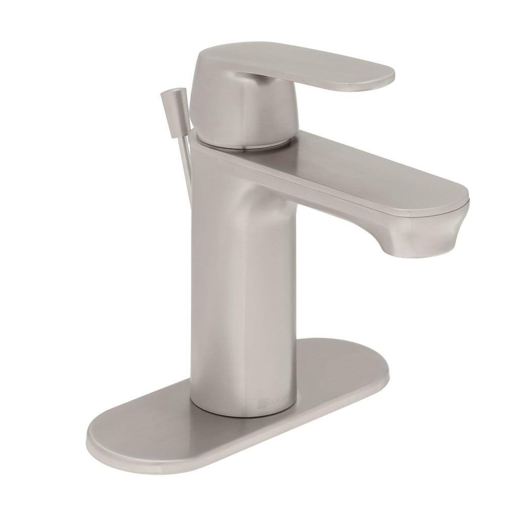 Glacier Bay Foxton Single Hole Single-Handle Bathroom Faucet in Brushed Nickel FS6A0235BNV