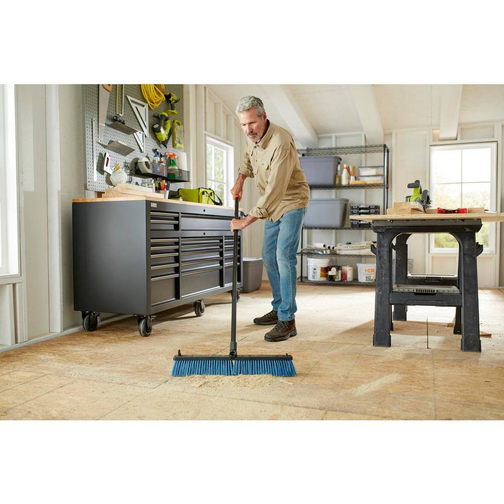 HDX 24 in. Stiff Push Broom 3024FD