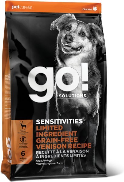 Go! SENSITIVITIES Limited Ingredient Venison Grain-Free Dry Dog Food