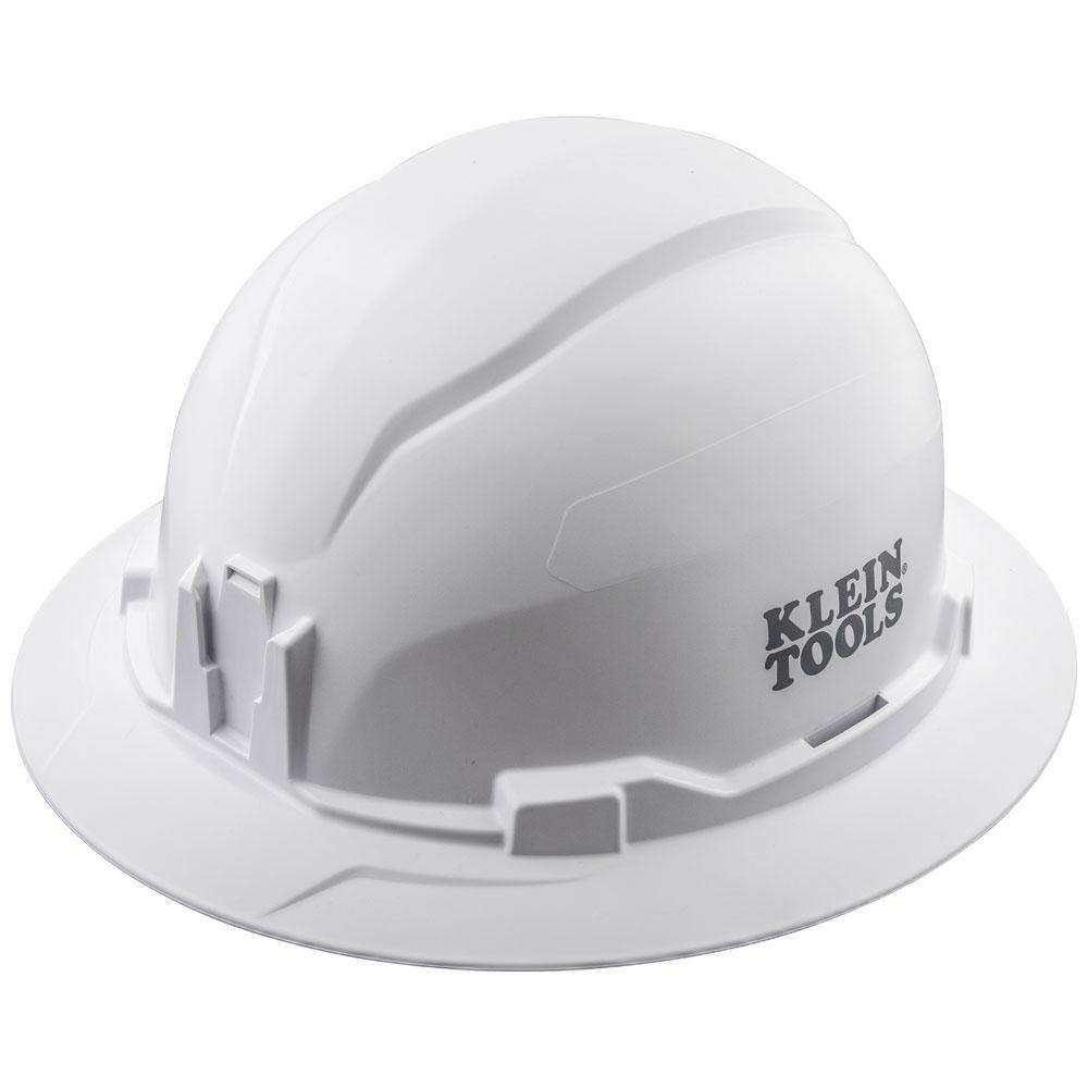 Klein Tools Hard Hat Non-Vented Full Brim Style White 60400