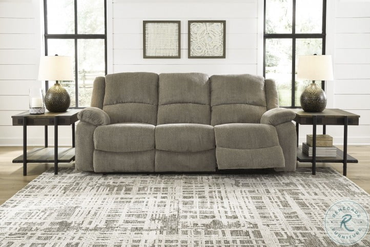 Draycoll Pewter Power Reclining Sofa