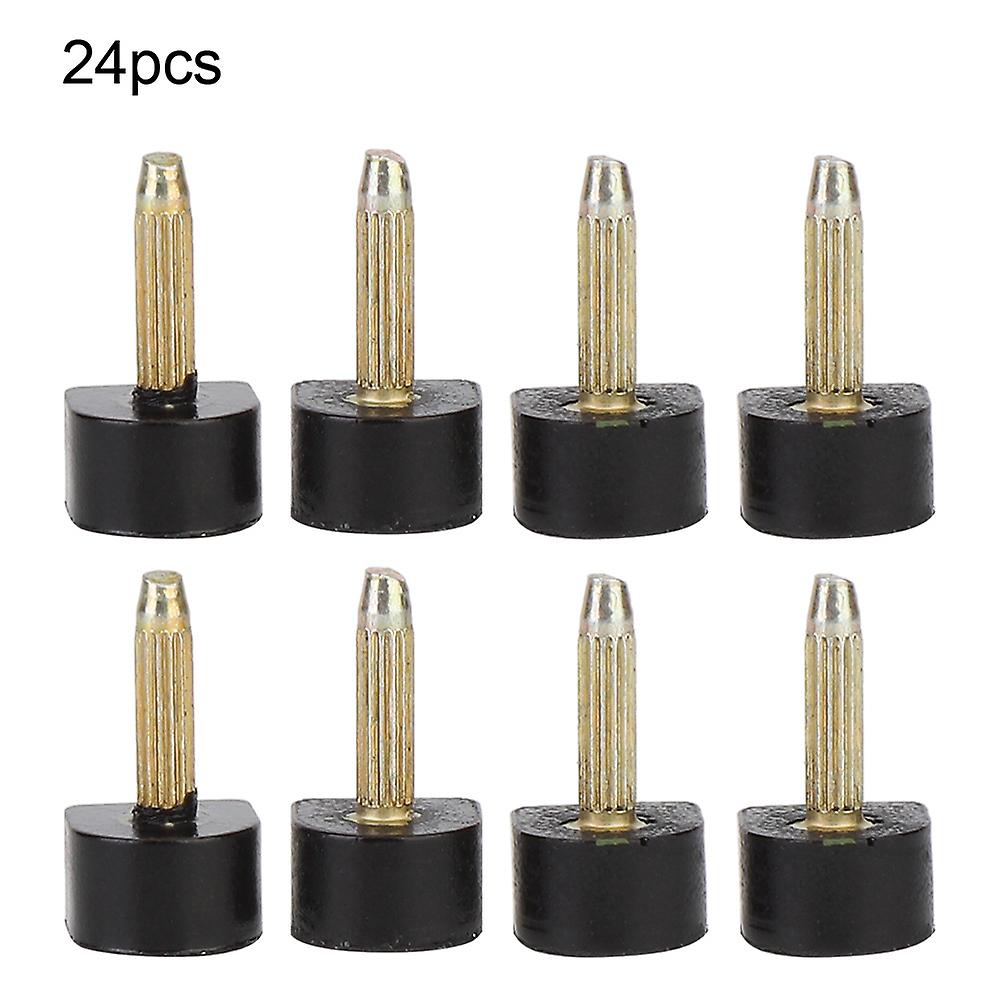 24pcs High Heel Replacement Tips Non Slip Shoes Repair Heel Dowels Protector (10 * 10mm)