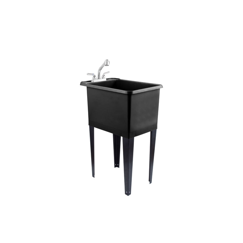 LAUNDRY TUB BLK 16GAL