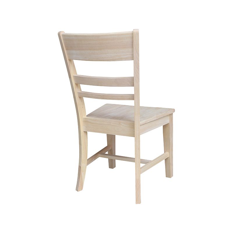 International Concepts Solid Wood Quincy Dining Chair 2-Piece Set