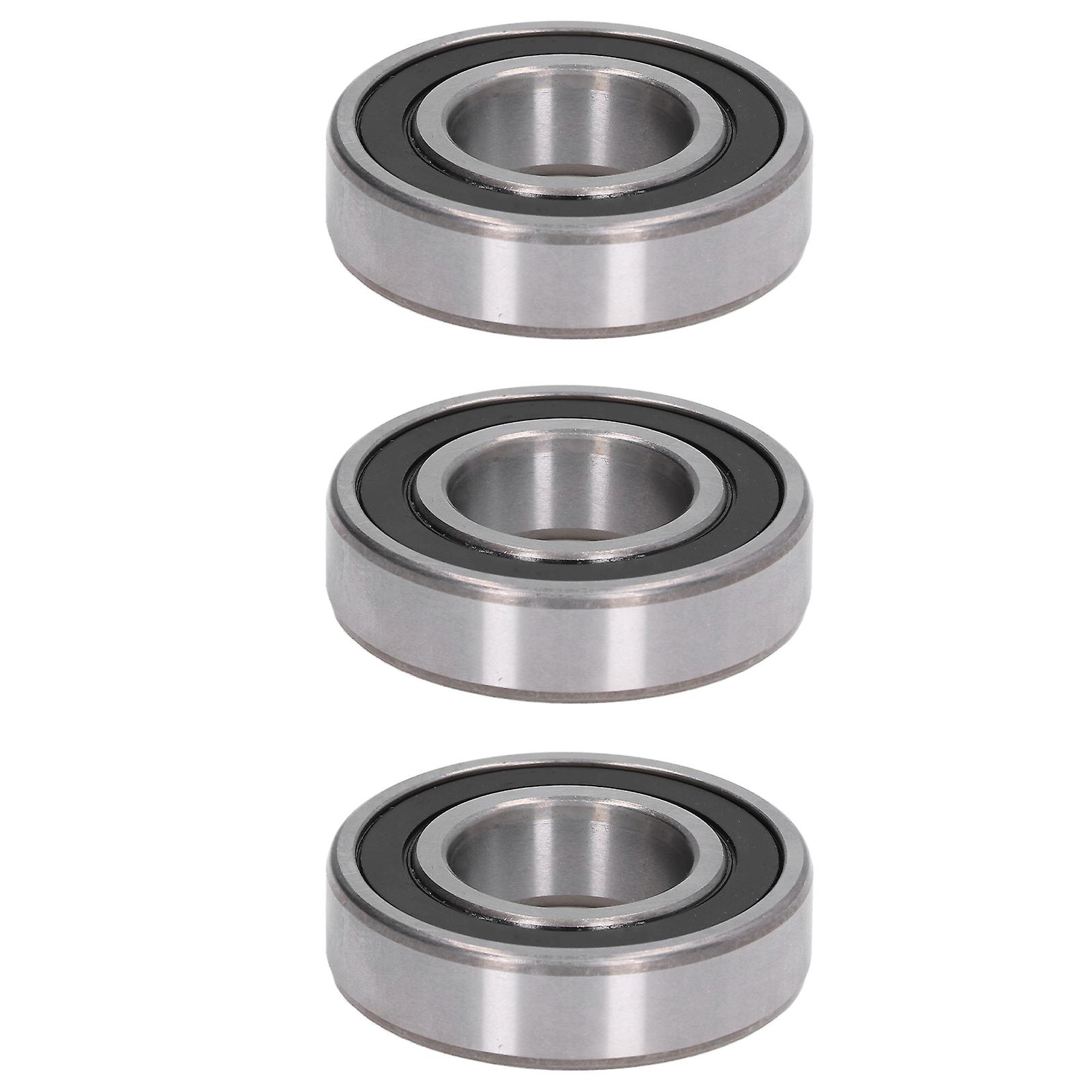 3pcs Deep Groove Ball Bearing Rubber Seal Accessory Set Kit For Equipment Machine6207