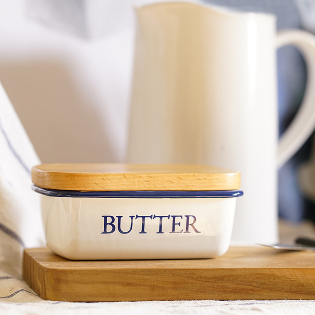 Butter to clean Holder Airtight Large for Refrigerator Kitchen Butter