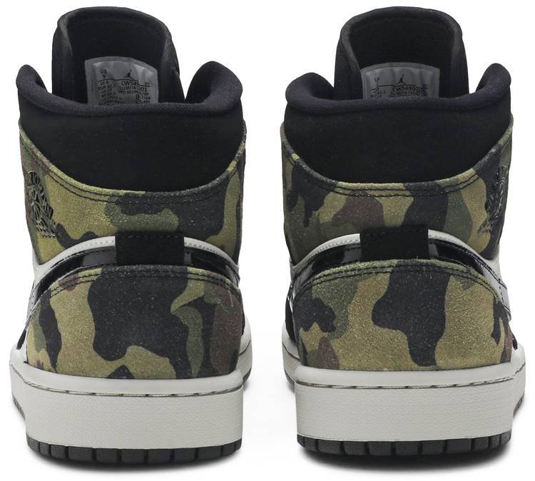 Air Jordan 1 Mid 'Camo' CW5490-001