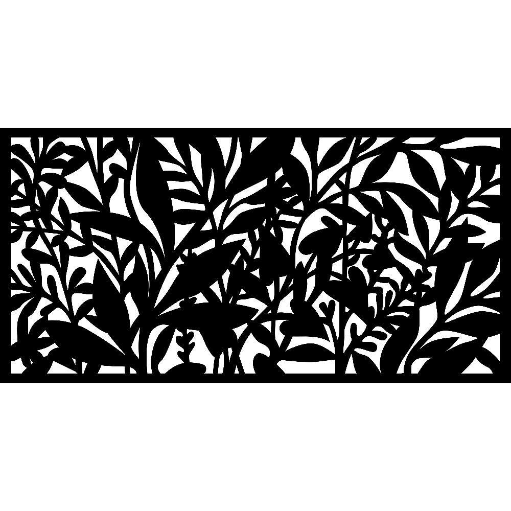 Matrix 0.3 in. x 45.7 in. x 1.9 ft. Hinterland Wall Art  Fence Panel B-HL1206-CH