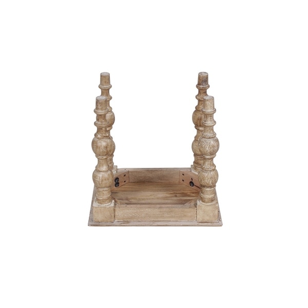 Solid Wood Natural Side Table