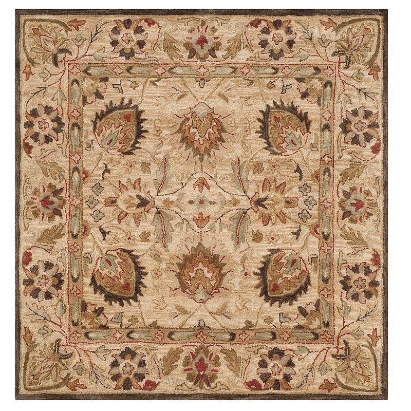 Safavieh Antiquity Margaret Framed Floral Wool Rug