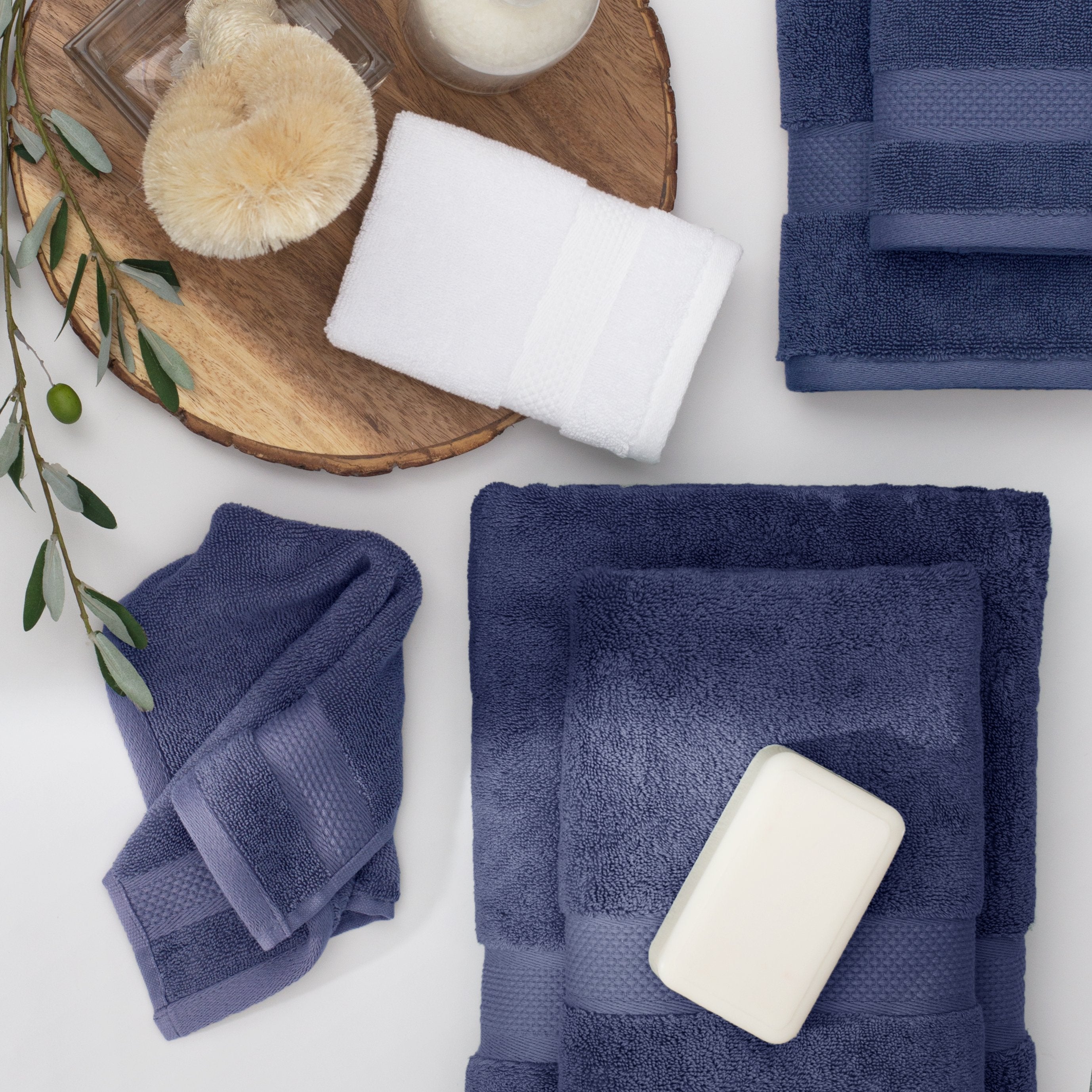 Classic Navy Bath Towel