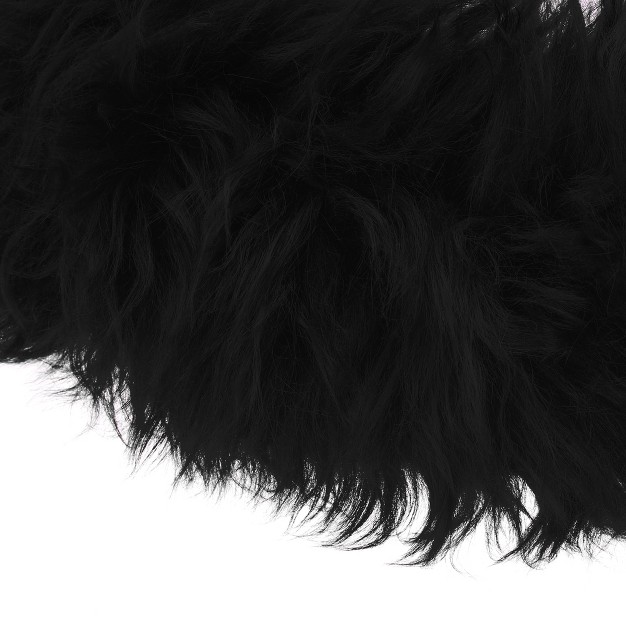 Unique Bargains Fluffy Car Steering Wheel Cover Fit For 15inch Soft Fluffy Handbrake Cover Gear Shift Boot Cover Universal Long Hair 1 Set