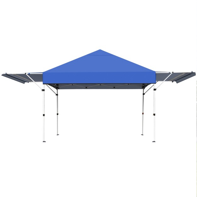 Tangkula 10x17ft Pop Up Canopy 3 Height Adjustment Folding Tent With Roller Bag