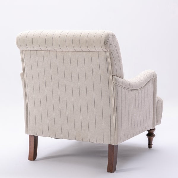 Sherman Sea Oat Striped Arm Chair by Greyson Living