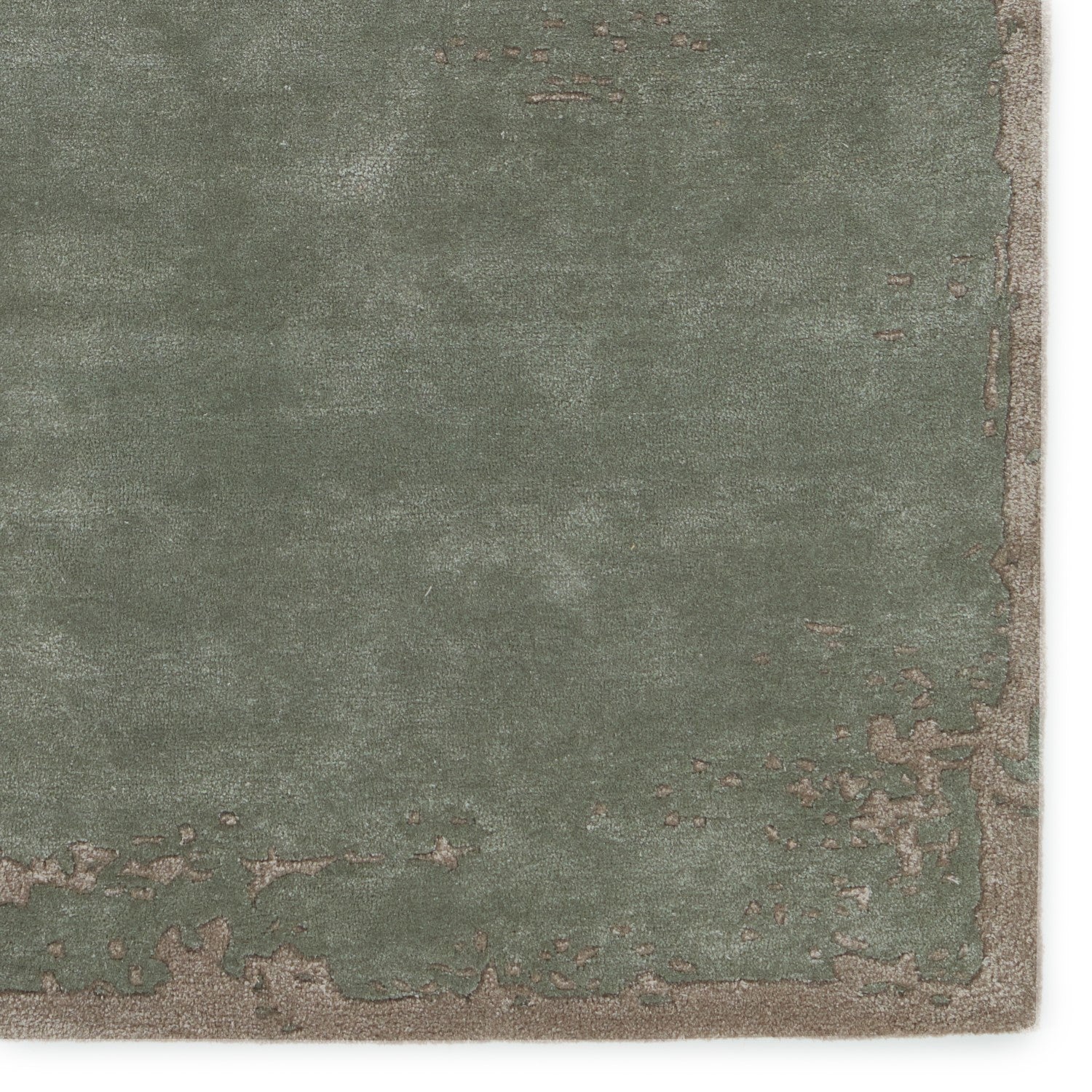 Lenox Hand Tufted Avenue Dark Sage & Gray Rug