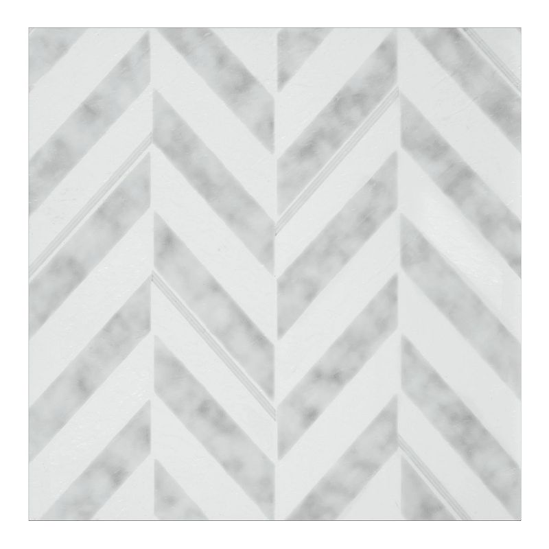 Achim Retro Chevron Self-Adhesive 20-piece 12'' x 12'' Vinyl Floor Tile Set