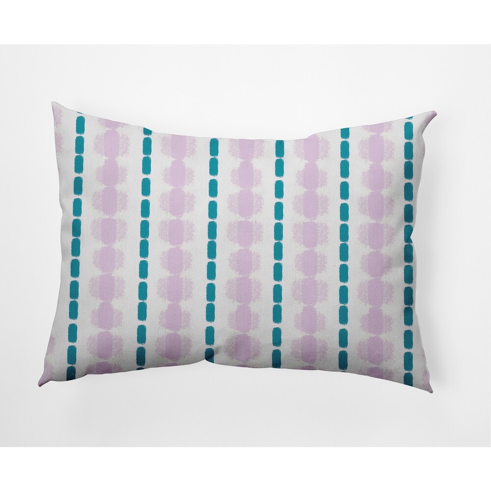 Watercolor Stripe Decorative Throw Pillow