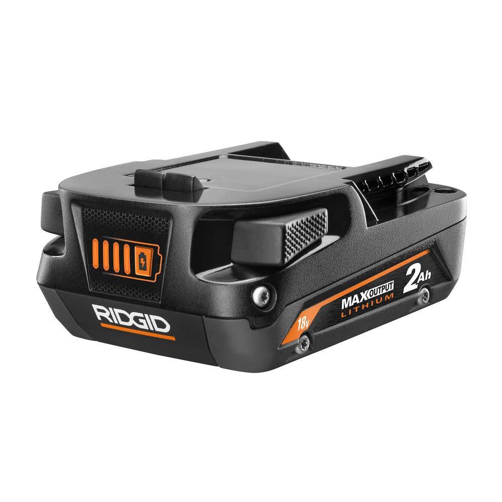 RIDGID 18V MAX Output 4.0 Ah and 2.0 Ah Batteries with 18V Charger AC8400240SB