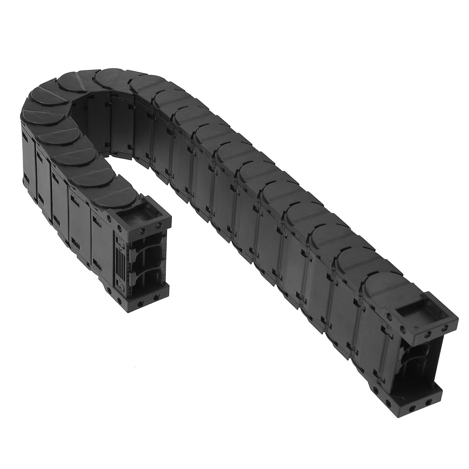 Cable Drag Chain Full Enclosed Low Noise Series Tank Towlines Removable Assemblyd25 X 57 0.7 Meter