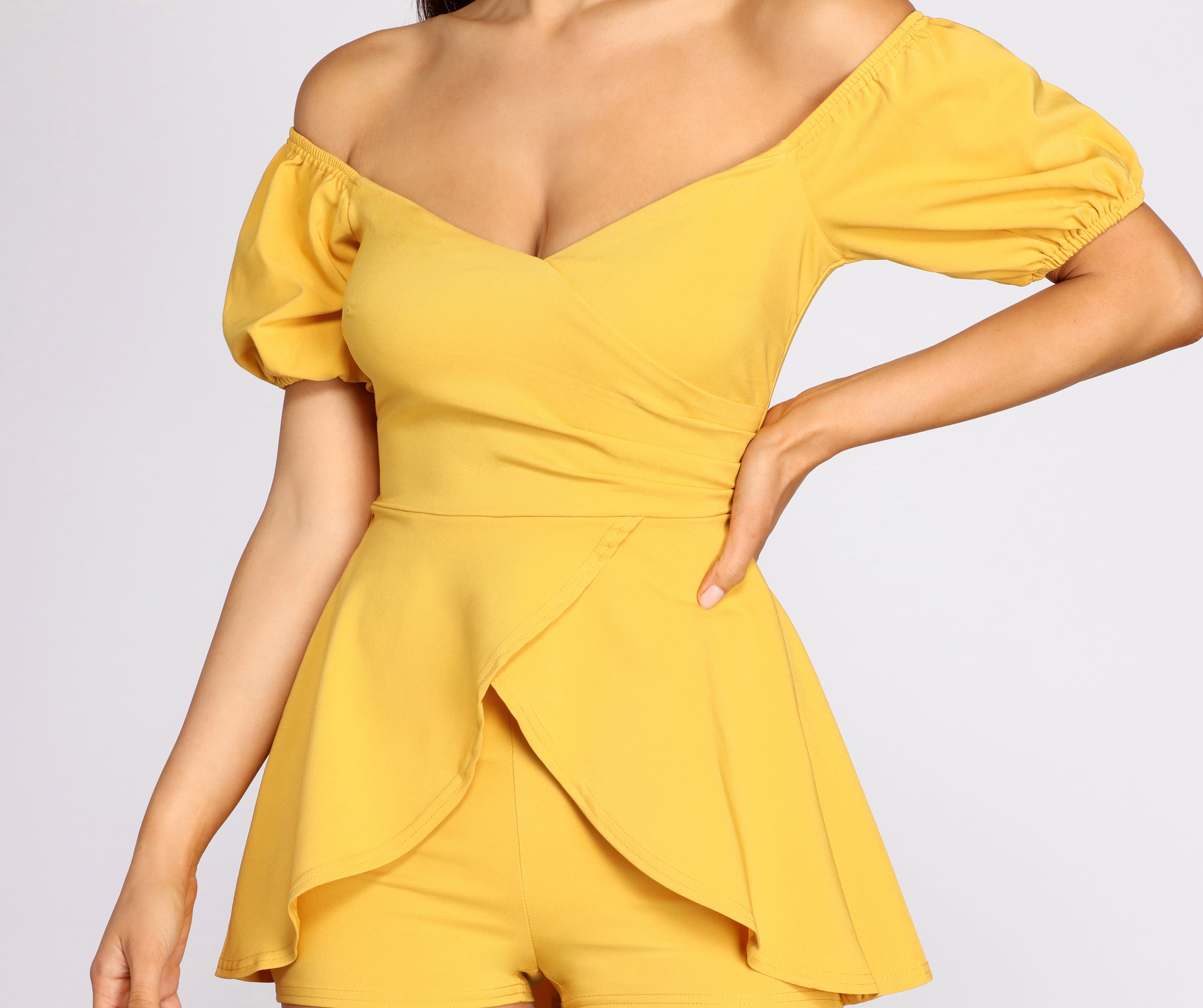 Wrapped In Elegance High Low Romper