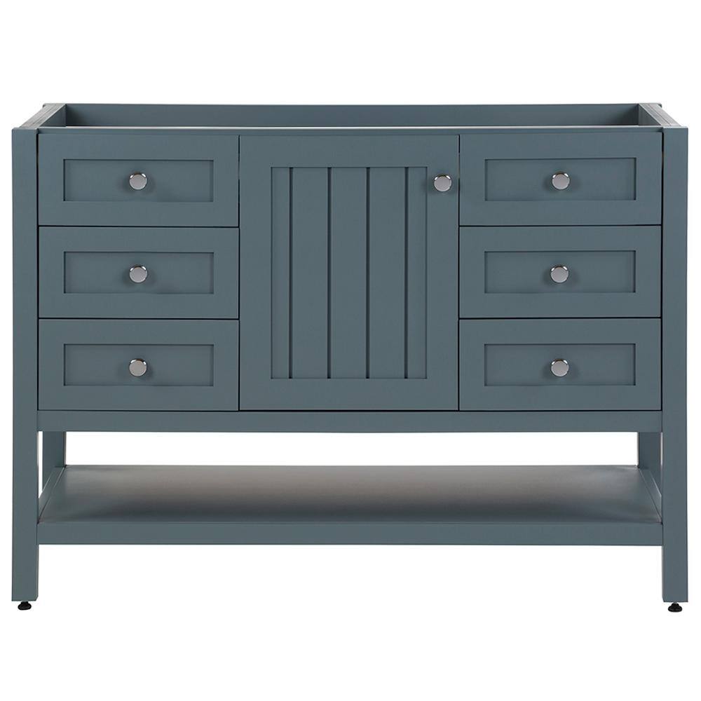 Home Decorators Collection Lanceton 48 in. W x 22 in. D x 34 in. H Bath Vanity Cabinet Only in Sage LT48-SE