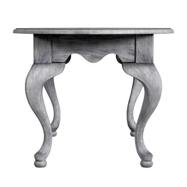 Grace Powder Gray Oval Four-Leg Coffee Table