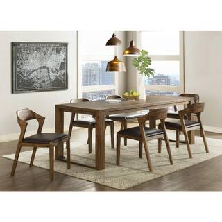 Boraam Rasmus Chestnut Wire-Brush Dining Chair with Cushion 77316