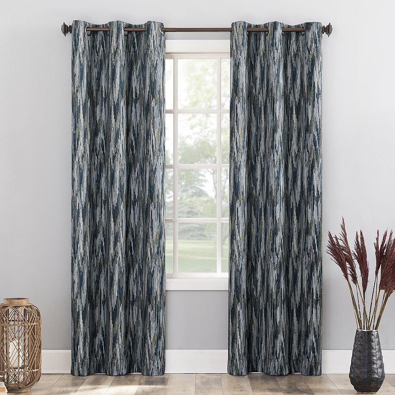 Sun Zero 2-Pack Isla 100% Blackout Theater Grade Grommet Window Curtain