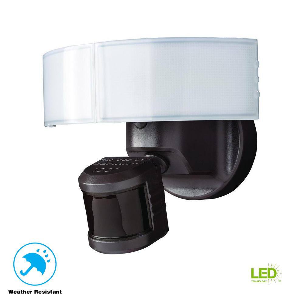 Defiant 2050 Lumen 180-Degree LED Motion Activated Bronze Outdoor Security Flood Light DFI-5983-BZ-H