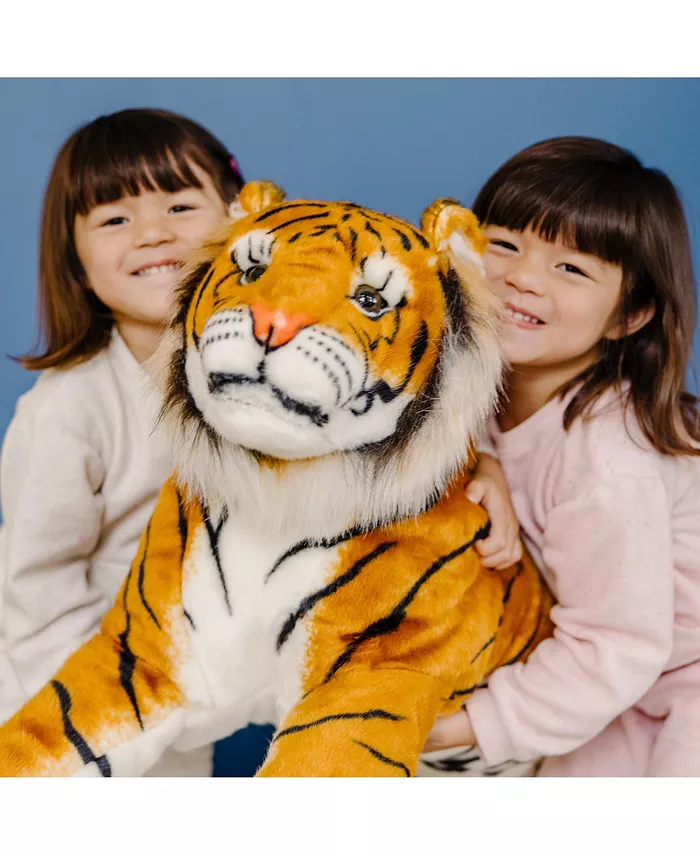 Melissa and Doug Melissa and Doug Giant Tiger - Lifelike Stuffed Animal  Over 5 Feet Long (Includes Tail)