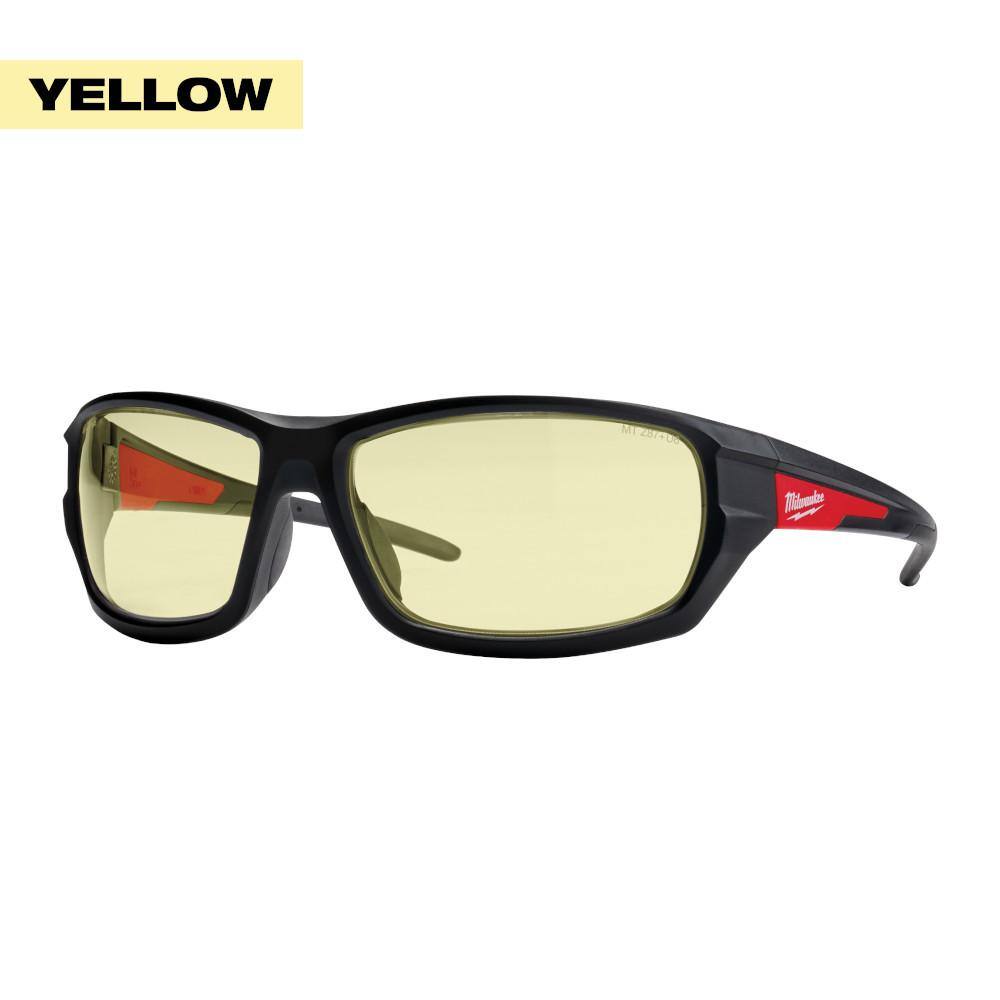 MW Yellow Performance Safety Glasses Fog-Free Lenses 48-73-2120