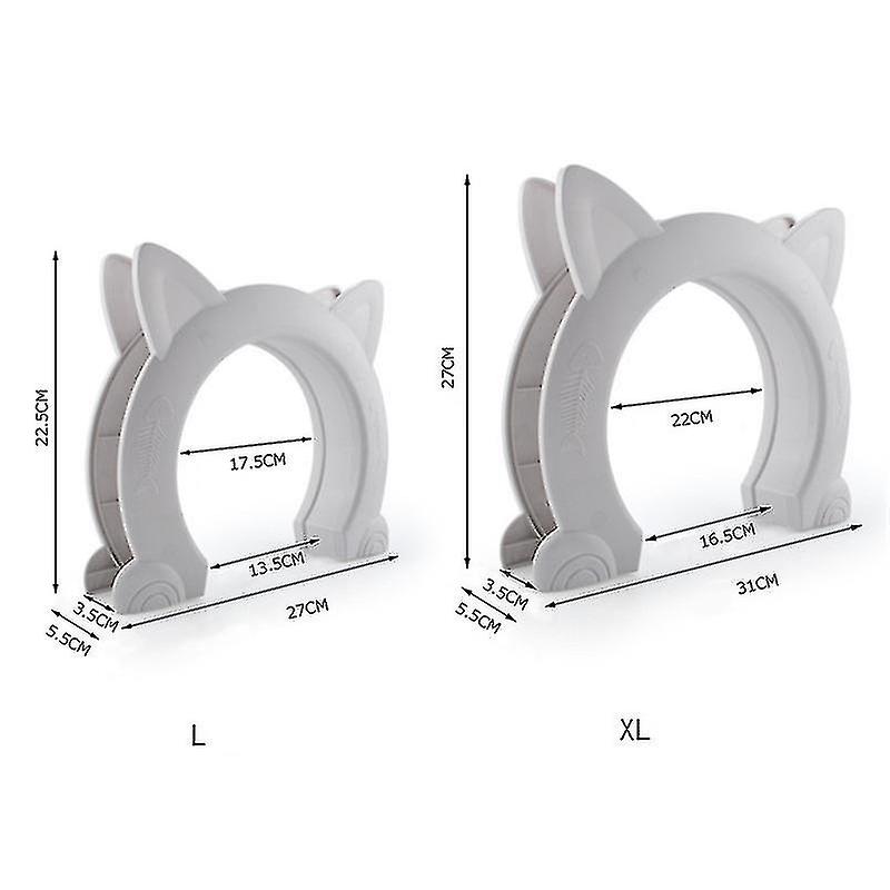 Pet Safe Door Round Security Abs Interior Exterior Door For Cat Door Accessories Cat Supplies Cute Dog Door