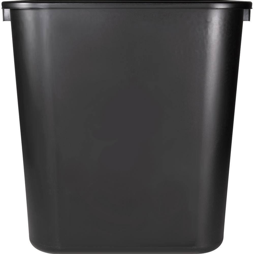 Sparco 7 Gal. Black Rectangular Trash Can SPR02160