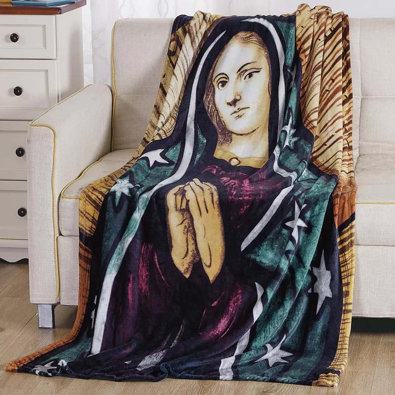 Plazatex Mary Microplush Decorative All Season 50 X 70 Throw Blanket