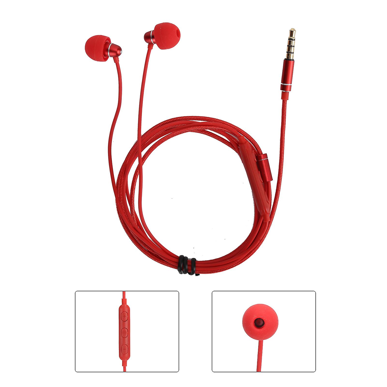 Ms28 Hifi Soundproof Earphone With Mic Portable Wired Earbuds Headphone For Outdoor