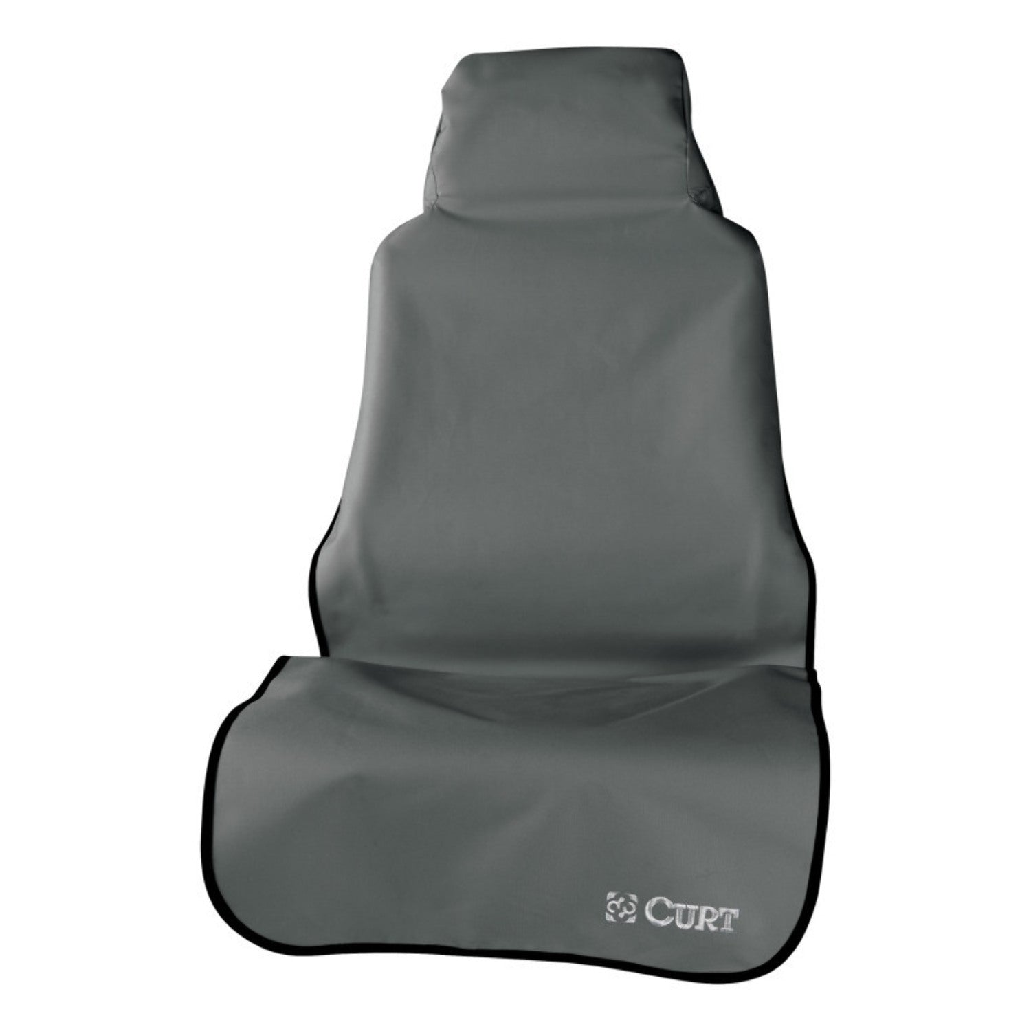 Curt Seat Defender 58in x 23in Removable Waterproof Grey Bucket Seat Cover - 18500